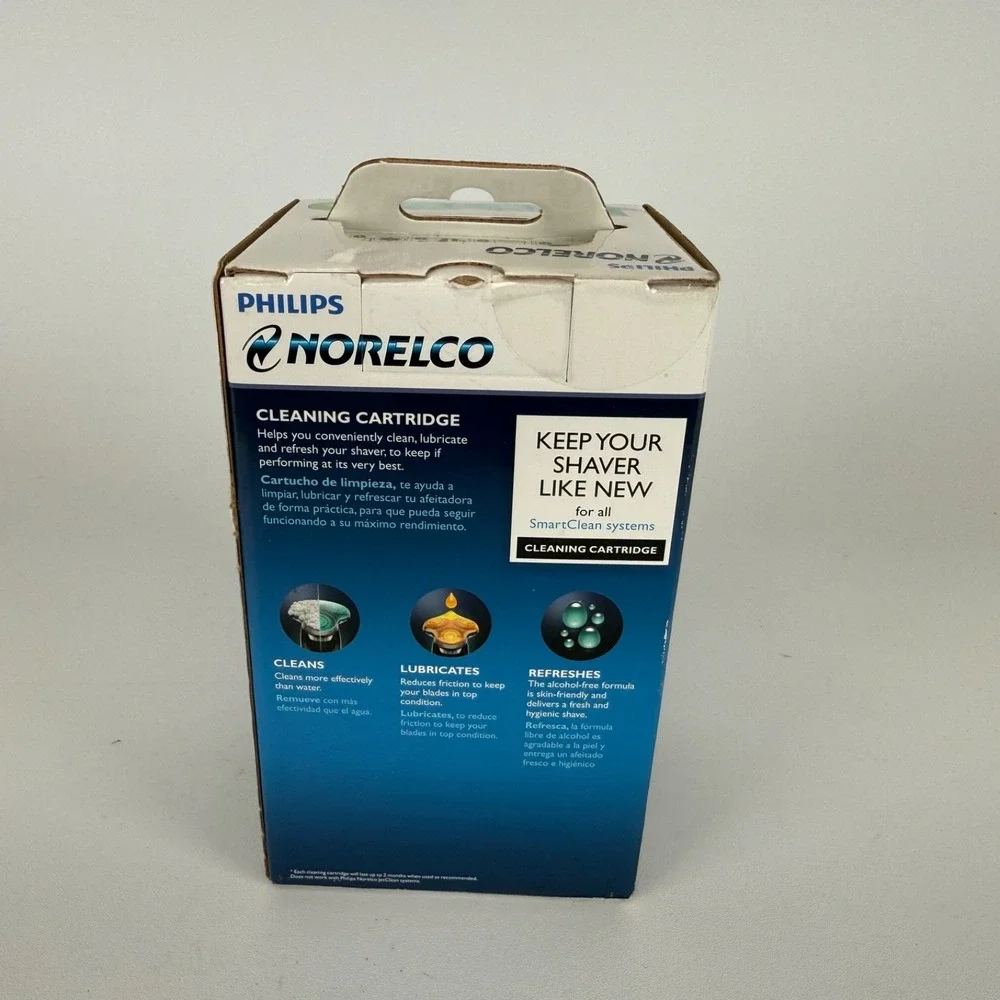 Philips Norelco SmartClean System Cleaning Cartridges 3 Pack JC303/52 Sealed